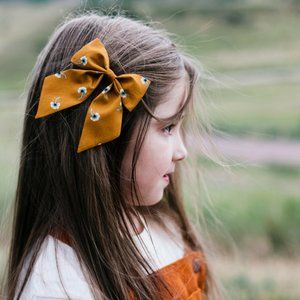 Wunderkin Sailor Bow Lot of 2 - Etta (Orange) & Wren (Blue)